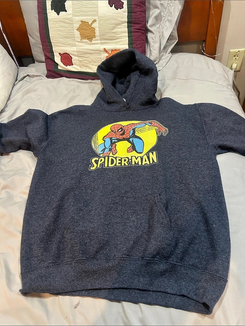 Spider-Man Graphic Hoodie in Blue
